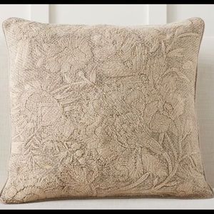 Pottery Barn Brigitta Embroidered Pillow Cover